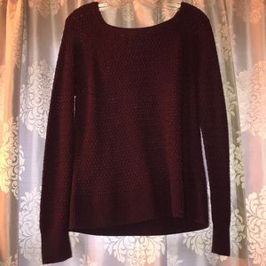 American eagle maroon sweater
